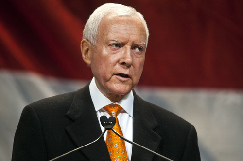 Chris Detrick  |  Tribune file photo
Sen. Orrin Hatch gave the first clear signal he will support comprehensive immigration reform legislation -- once Democrats make some concessions on loosening visa regulations for high-tech workers.