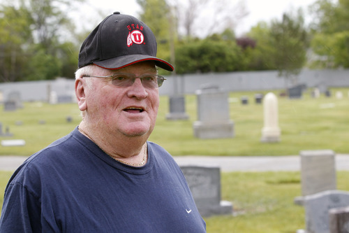 Al Hartmann  |  The Salt Lake Tribune
Lee Bennion has been a volunteer sexton for the Taylorsville Cemetery at 4575 South Redwood Road since 1990. He keeps the grounds maintained and helps grieving families. "It is a sacred place for so many people I know. That's why I stay there and take care of it," he said.