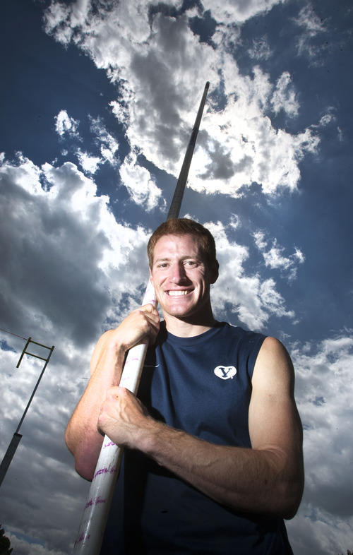 Steve Griffin | The Salt Lake Tribune


BYU pole vaulter Victor Weirich at the Clarence F. Robison Track and Field Complex, at BYU in Provo, Utah Thursday May 30, 2013. Weirich has qualified for next week's NCAA track and field championships and is a national contender.
