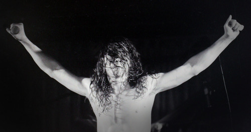 Rick Egan  | The Salt Lake Tribune 

Chris Cornell performs with Soundgarden, at the Speedway Cafe, February 28, 1990