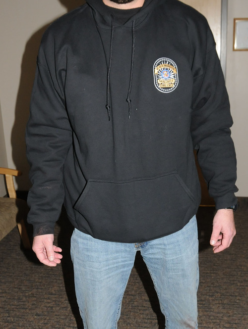 Investigation photos

This photo shows an official Weber Morgan Narcotics Strike Force hoody worn by one of the officers as he entered Matthew David Stewart's house in Ogden on January 4, 2012.