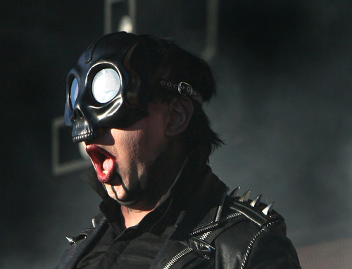 Steve Griffin | The Salt Lake Tribune


Smoke rises as Marilyn Manson takes the stage during the Masters of Madness Tour  at the Usana Amphitheater  in West Valley City, Utah Tuesday June 4, 2013.