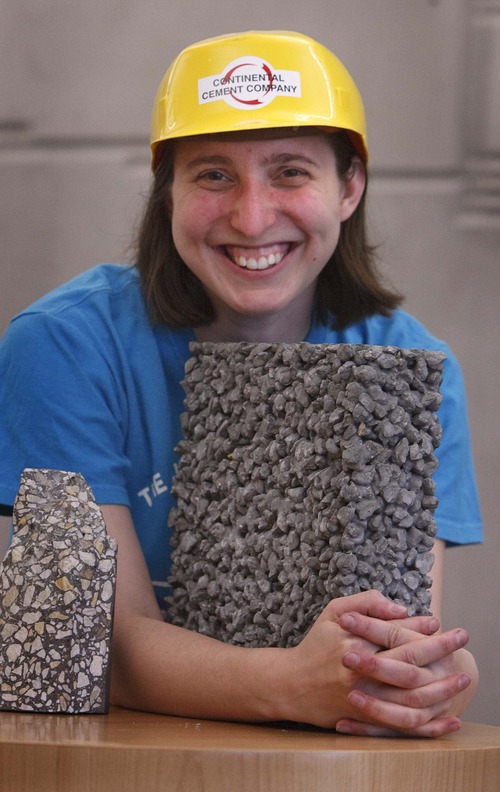 Leah Hogsten  |  The Salt Lake Tribune
University of Utah assistant professor Amanda Bordelon at the Meldrum Civil Engineering Building Friday June7, 2013.