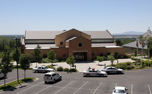 Rick Egan  | The Salt Lake Tribune 

A man was shot in Saint James Catholic Church in Ogden during Mass on Sunday, June 16, 2013.