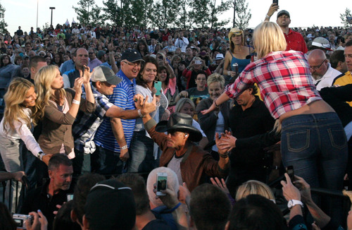 Rick Egan  | The Salt Lake Tribune 

Tim McGraw performs at USANA,  Friday, June 14, 2013.