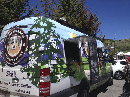 Heather May | The Salt Lake Tribune
Bjorn's Brew is one of several new food trucks that have opened in the Salt Lake Valley since 2012.