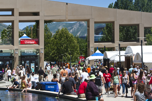 Chris Detrick  |  The Salt Lake Tribune
The Utah Arts Festival at Library Square Saturday June 22, 2013.
