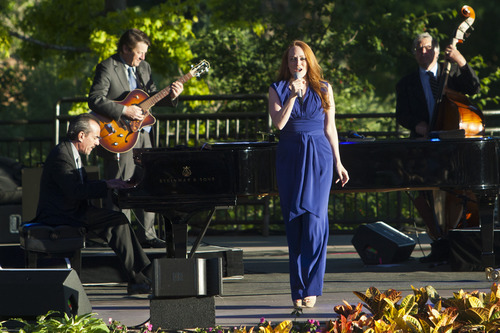 Chris Detrick  |  The Salt Lake Tribune
Antonia Bennett performs at Red Butte Garden Amphitheatre Thursday June 20, 2013.