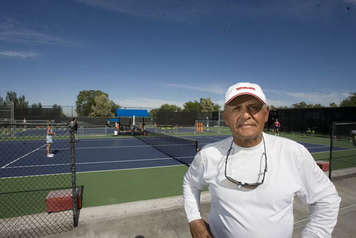 Paul Fraughton  |  The Salt Lake Tribune
Mike Martines has run Coach Mike's Tennis Academy at the Dee Smith Tennis Center for 15 years. The city is not renewing his contract.  Friday, June 7, 2013