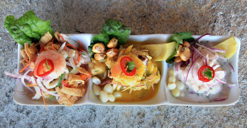 Rick Egan  | The Salt Lake Tribune 
Hidden in a South Salt Lake business park, Del Mar al Lago Cebichera Peruana is serving up high-end Peruvian-style ceviche and seafood dishes that are worth the effort to seek out.