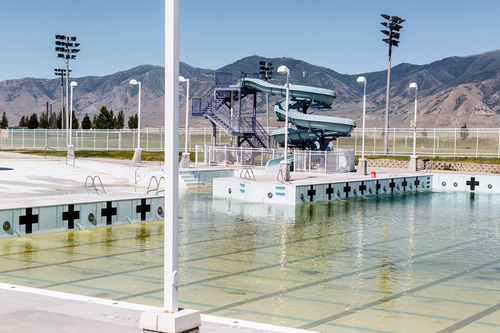 Trent Nelson  |  The Salt Lake Tribune
The large swimming pool at the Desert Peaks Complex sits empty Thursday June 20, 2013 in Tooele. Tooele county is struggling to cope with cuts as the county tries to recover from the economic downturn and a hole in federal revenue because federal programs are clearing out their warehouses in Tooele.