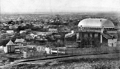 (Salt Lake Tribune archive)

A rare photo of downtown Salt Lake City shortly after the Salt Lake Tabernacle construction was completed in 1867.