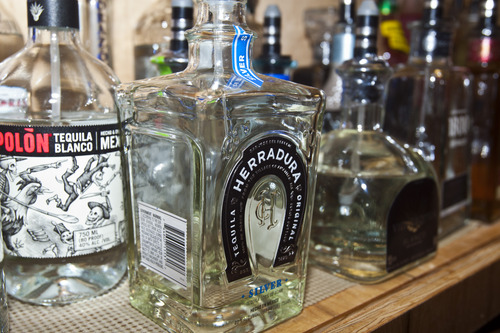 Chris Detrick  |  The Salt Lake Tribune
One-hundred percent agave premium tequilas for sale at Taqueria 27 in Salt Lake City Tuesday July 16, 2013.