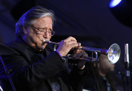 Rick Egan  | The Salt Lake Tribune 

Arturo Sandoval performs with the Utah Symphony at Deer Valley Saturday, July 13, 2013.