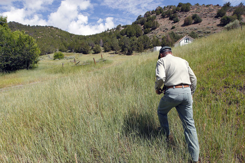 Al Hartmann  |  The Salt Lake Tribune
Retired school teacher Paul Dart has been with the U.S. Forest Service for 52 years now, his current assignment being the agency's eyes and ears in the Stansbury Mountains west of Grantsville.  At 72 years he hasn't slowed down much.  He heads up the hill in South South Willow Canyon to check on his horses he often uses to patrol the high country of the Stansbury Mountains.