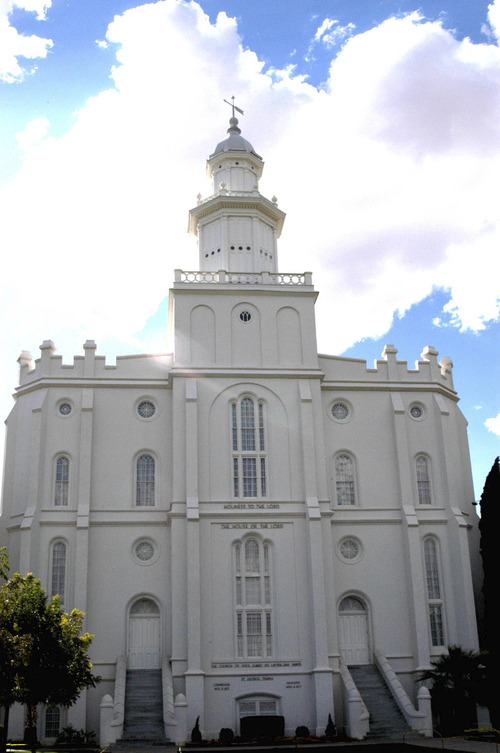 Tom Wharton | The Salt Lake Tribune
The St. George Temple was the first fully operational Church of Jesus Christ of Latter Day Saints temple. Dedicated in 1877, it is the longest continuously operated LDS temple in the world.