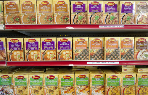 Steve Griffin | The Salt Lake Tribune


Boxed goods at the new Qaderi Sweetz N. Spicez grocery store in Salt Lake City, Utah Tuesday July 23, 2013. The store offers Indian and Southeast Asian foods.