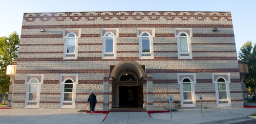 Steve Griffin | The Salt Lake Tribune

The evening sun illuminates the Khadeeja Islamic Center in West Valley City Sunday July 21, 2013.