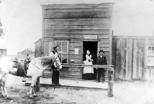 Salt Lake Tribune archive

The Sandy post office in 1870.