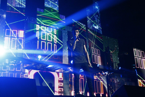 Chris Detrick  |  The Salt Lake Tribune
Zayn Malik of One Direction performs at Maverik Center Thursday July 25, 2013.