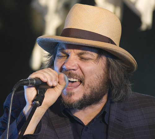Paul Fraughton | The Salt Lake Tribune
Jeff Tweedy performs with Wilco at Red Butte Garden Amphitheatre
 Monday, June 25, 2012.