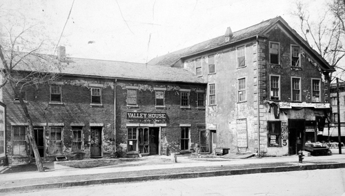 Salt Lake Tribune archive

The Valley House was a prominent Salt Lake hotel that was located on the corner of South and West Temple streets. The hotel was razed to make room for the Orem and Bamberger lines.