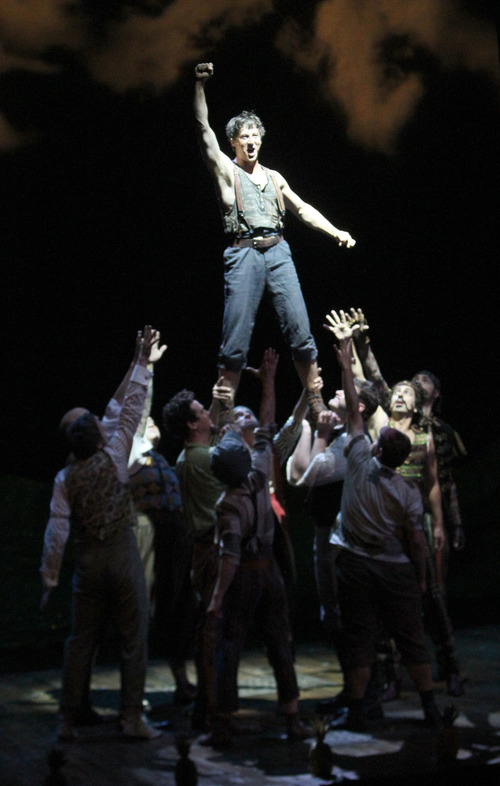 Rick Egan  | The Salt Lake Tribune 

Rhett Guter plays the Boy in the Utah Shakespeare Festival's production of "Peter and the Starcatcher." Thursday, July 18, 2013.