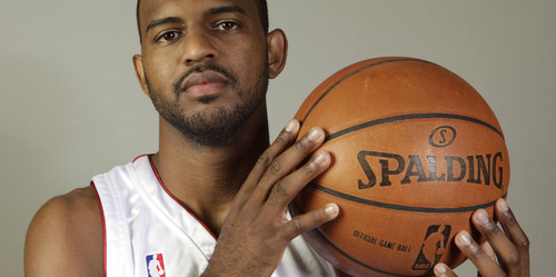 Miami Heat guard John Lucas poses for a photograph at basketball media day in Miami Monday, Sept. 28, 2009. (AP Photo/Lynne Sladky)