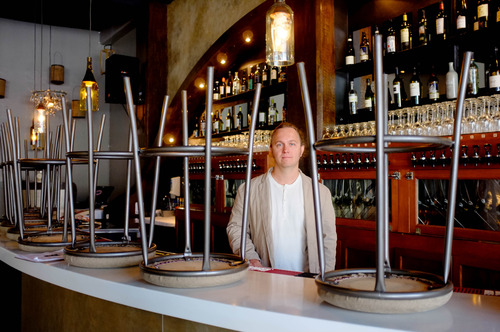 Trent Nelson  |  The Salt Lake Tribune
Cafe Molise owner Fred Moesinger, tired of waiting for a coveted club license, is opening a wine bar in downtown Salt Lake City using a 6-month seasonal permit. There's an acute shortage of club permits, with 11 applicants currently on a waiting list.