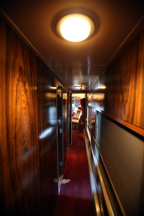 Francisco Kjolseth  |  The Salt Lake Tribune
The 1924 Janice L rail car serves as one of the coolest club houses for the Promontory Chapter of the National Railway Historical Society where its members can meet once a month to talk shop and keep their 1948 "Moonlight Dome" rail car in service for private and public trips as long as it can be hitched up to an Amtrak line.