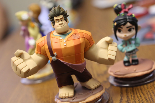 Francisco Kjolseth  |  The Salt Lake Tribune
A figurine from the Disney movie, "Wreck-It-Ralph," is one of more than 25 figurines available for "Infinity." Avalanche Software, Disney's video game development house, gets ready to unveil their big video game called "Infinity," a mash up of games incorporating many of the toys from movies that people will recognize. The figurines which could prove popular with collectors will become active when placed on a base launching that character into a gaming platform.