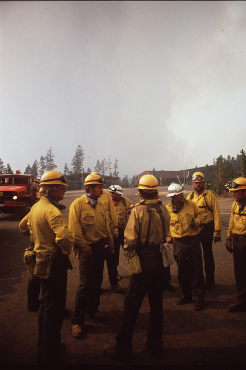 Yellowstone fire in 1988.

Paul Fraughton/The Salt Lake Tribune.