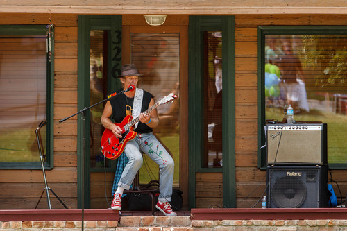 Trent Nelson  |  The Salt Lake Tribune
Rake Acres performs as part of Porchfest, a neighborhood festival Saturday, August 24, 2013, in Salt Lake City.
