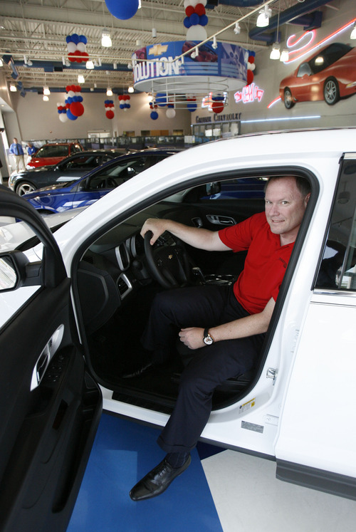 Francisco Kjolseth  |  The Salt Lake Tribune
Chris Hemmersmeier will soon be taking over the auto dealership business of his father-in-law, Jerry Seiner, who is in the process of retiring.