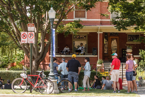 Trent Nelson  |  The Salt Lake Tribune
The B.D. Howes Band performs as part of Porchfest, a neighborhood festival Saturday, August 24, 2013, in Salt Lake City.