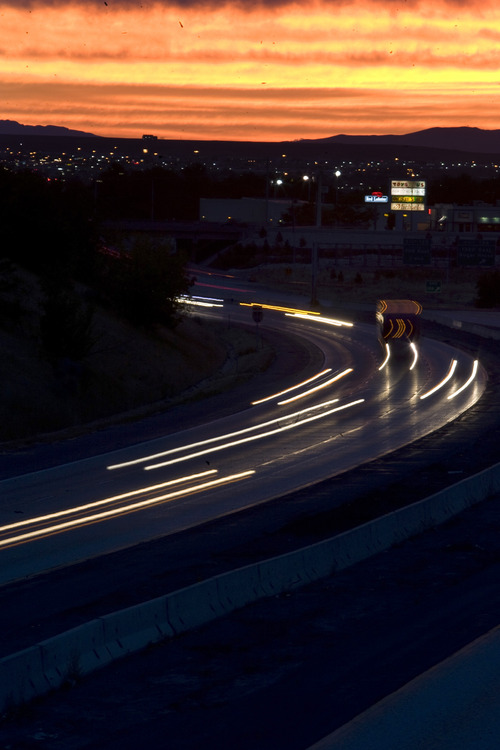 Rick Egan  | The Salt Lake Tribune 

Traffic on I-80 in Salt Lake City, Monday, August 26, 2013.
