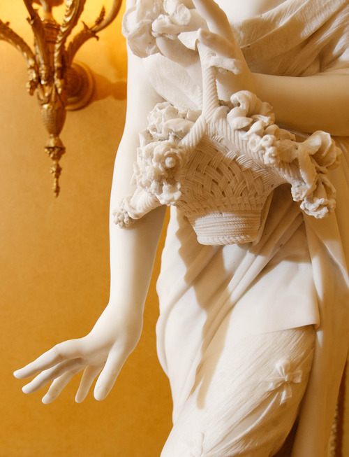 Trent Nelson  |  The Salt Lake Tribune
The Blind Girl, sculpted by Giacomo Ginotti (1845-1897), has returned to Salt Lake City's McCune Mansion after spending many years at the BYU Museum of Art. Tuesday, August 27, 2013, in Salt Lake City.