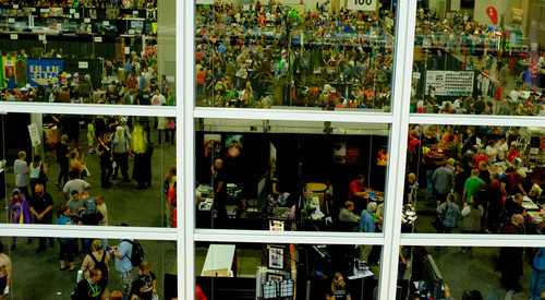 Trent Nelson  |  The Salt Lake Tribune
The exhibition hall at Salt Lake Comic Con in Salt Lake City Saturday, September 7, 2013.