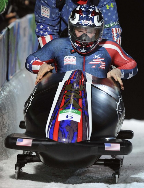 Trent Nelson  |  The Salt Lake Tribune
Steven Holcomb climbs out of his USA1 sled after his final run, placing sixth, Two-Man Bobsled, at the XXI Olympic Winter Games in Whistler, Sunday, February 21, 2010.