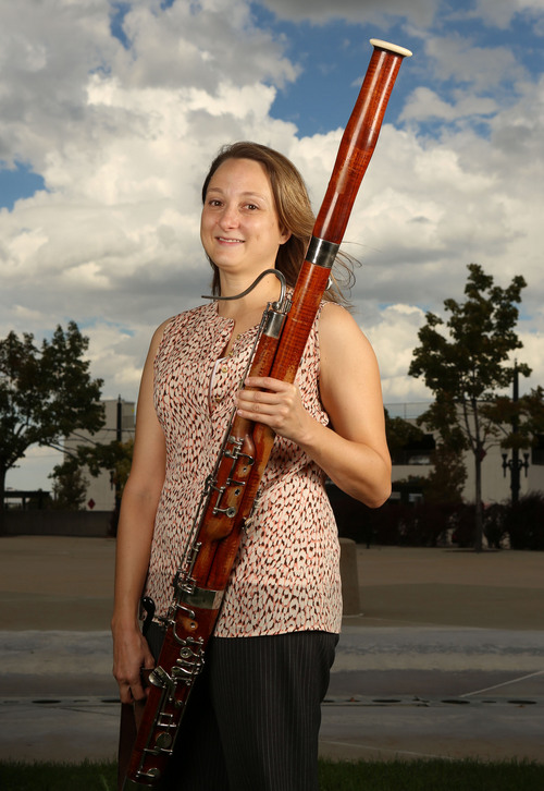 Francisco Kjolseth  |  The Salt Lake Tribune
Jennifer Rhodes, acting second bassoon, joined the Utah Symphony in the past year.