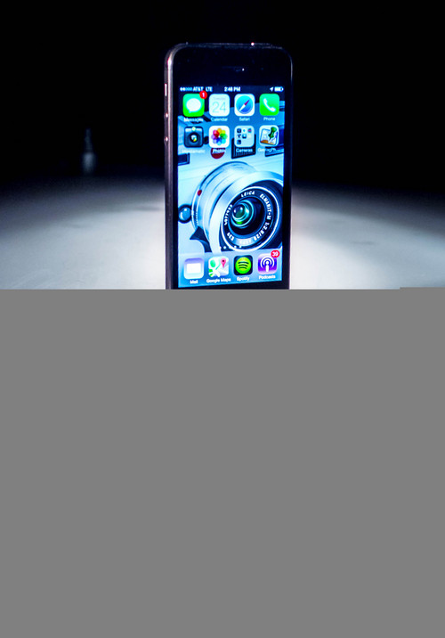 Trent Nelson  |  The Salt Lake Tribune
Apple's new iPhone 5S, Tuesday, September 24, 2013.