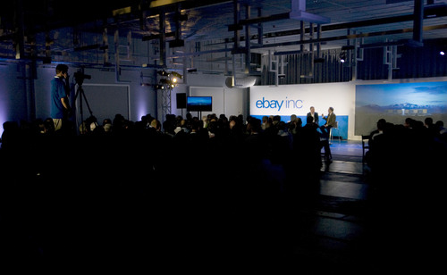 Rick Egan  | The Salt Lake Tribune 

Dean Nelson, vice president of Global Foundation Services for eBay Inc.,  speaks at the opening of the new phase of the eBay data center in South Jordan, Thursday, September 26, 2013.
