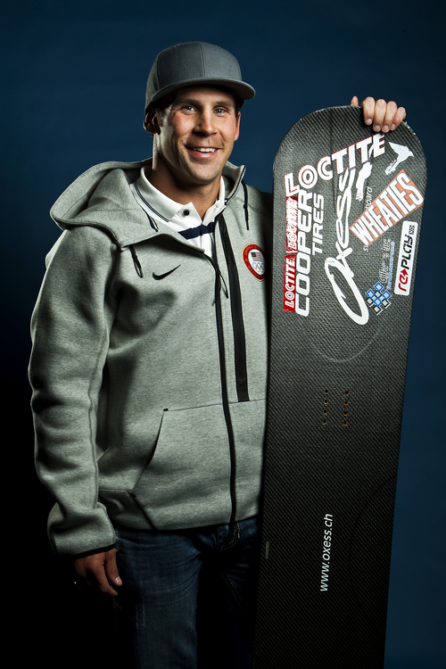 Chris Detrick  |  The Salt Lake Tribune
Snowboardcross athlete Nick Baumgartner poses for a portrait during the Team USA Media Summit at the Canyons Grand Summit Hotel Wednesday October 2, 2013.