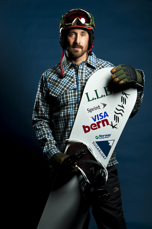 Chris Detrick  |  The Salt Lake Tribune
Snowboardcross athlete Seth Wescott poses for a portrait during the Team USA Media Summit at the Canyons Grand Summit Hotel Wednesday October 2, 2013.