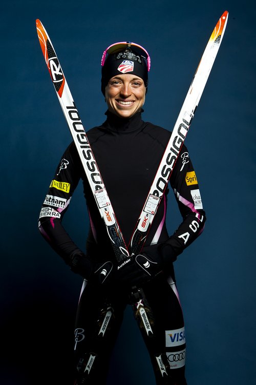 Chris Detrick  |  The Salt Lake Tribune
Cross country skiing athlete Liz Stephen poses for a portrait during the Team USA Media Summit at the Canyons Grand Summit Hotel Wednesday October 2, 2013.