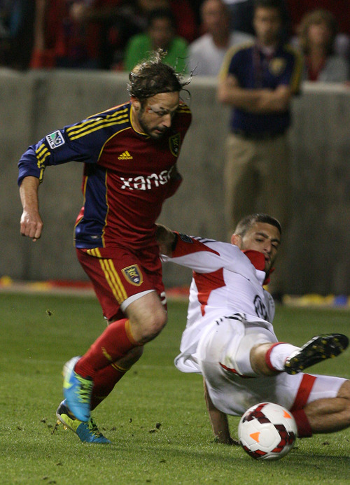 Leah Hogsten | The Salt Lake Tribune
 Real Salt Lake lost the 2013 U.S. Open Cup Final to D.C. United 1-0 at Rio Tinto Stadium in Sandy, Utah, Tuesday, October 1, 2013. The winner will play in the CONCACAF Champions League.