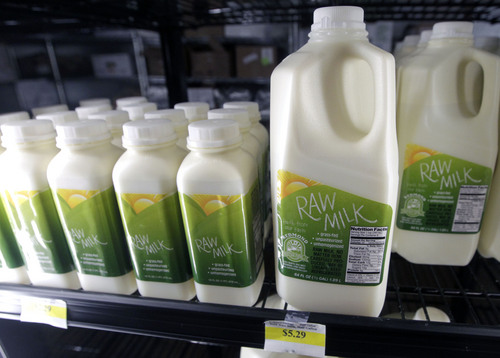 Al Hartmann  |  The Salt Lake Tribune
The new Real Foods Market in Sugar House is the first retail outlet in Salt Lake County to sell raw (unpasteurized) milk.