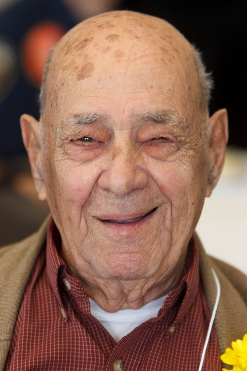 Trent Nelson  |  The Salt Lake Tribune
Honorato Aostri, 100, at the Utah Centenarian Celebration in West Jordan Friday, October 4, 2013.