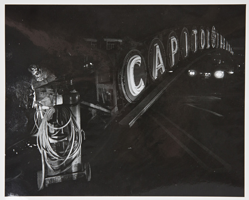 Warwick Hansell  |  Tribune File Photo
The Capitol Theatre sign on a moving truck. May 2, 1973.
