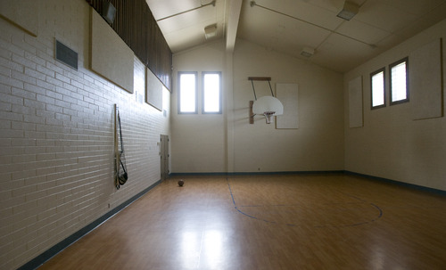 Rick Egan   |   The Salt Lake Tribune 

The gymnasium at the Weber Valley Detention Center in Roy, Thursday, August 22, 2013.